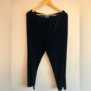 Ralph Lauren Black Velvet Pants Large